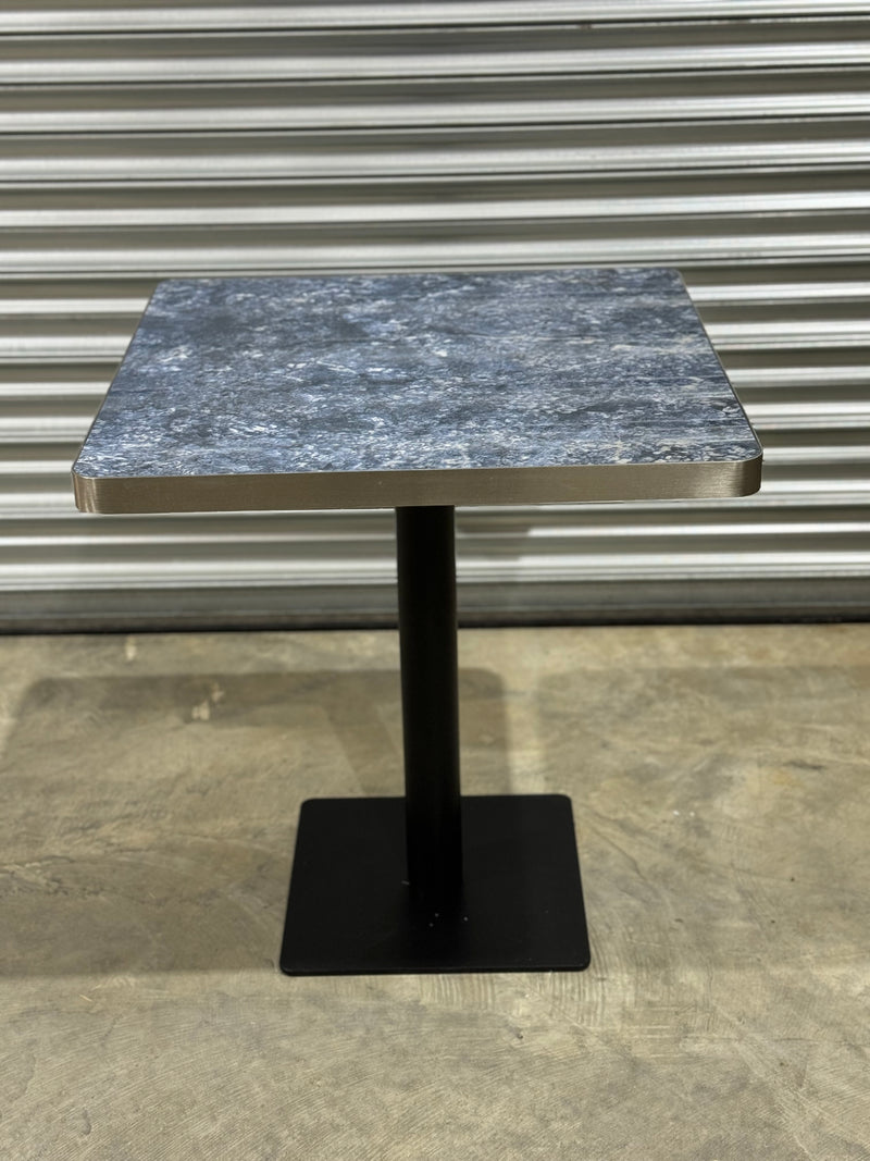 Silver Edge Marble Tables