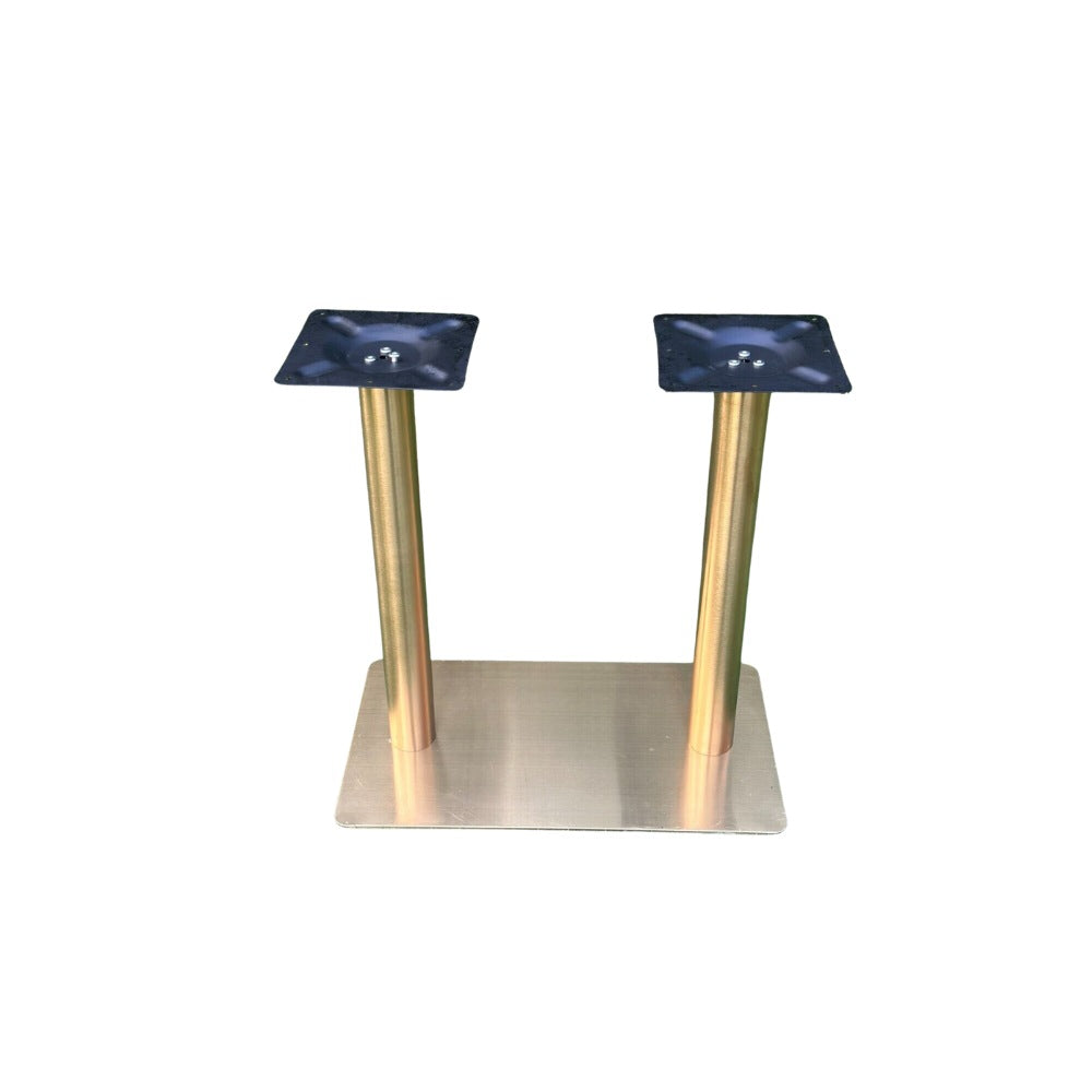 Steel Table Base Gold/Black