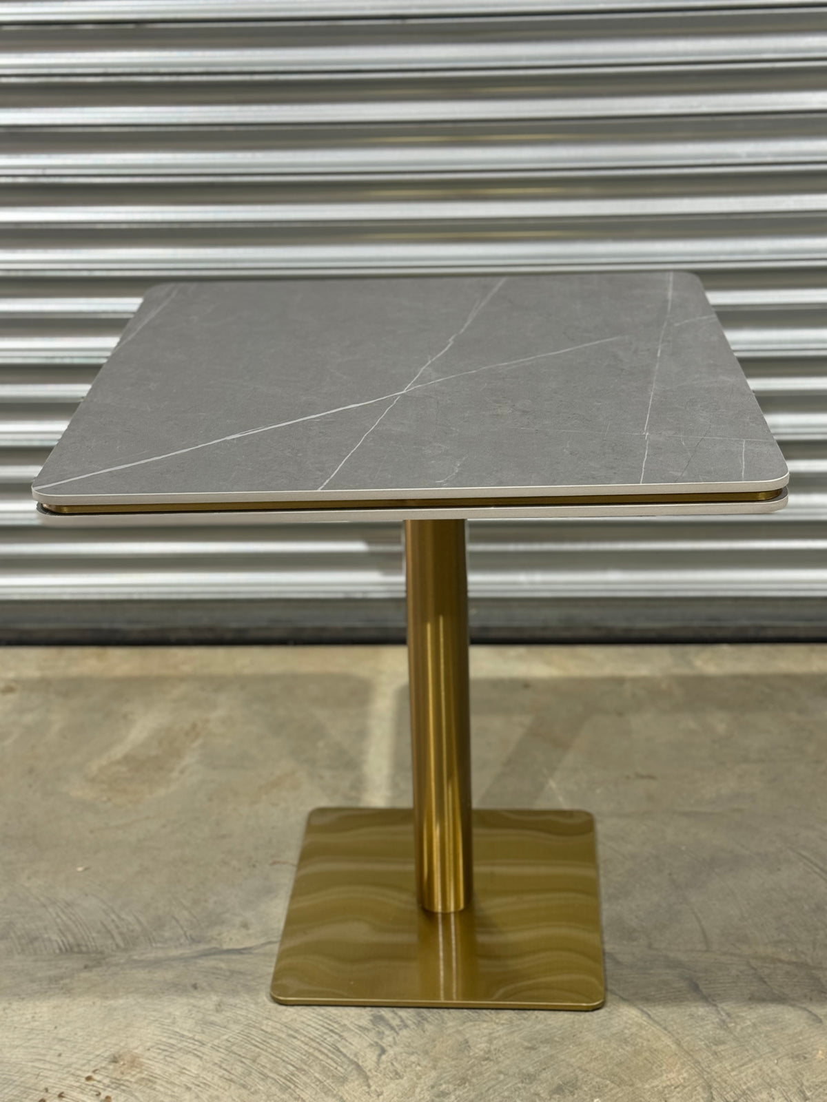 Gold Edge Slab Table