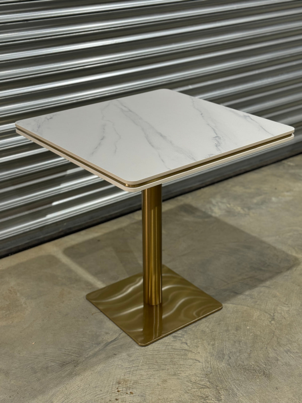 Gold Edge Slab Table