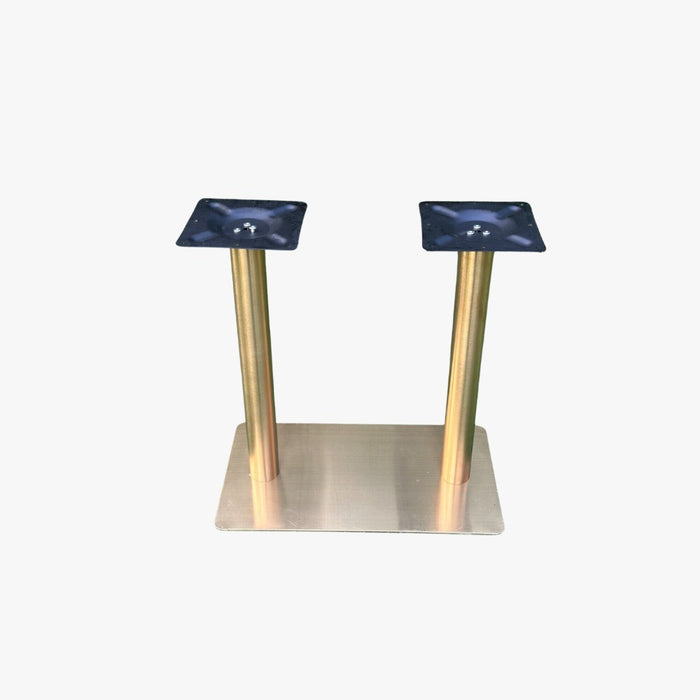 Steel Table Base Gold/Black