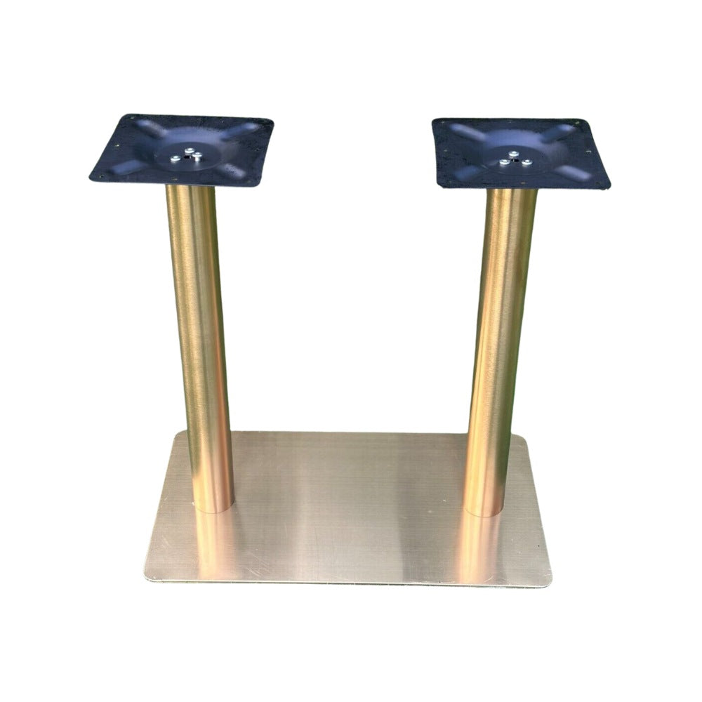 Steel Table Base Gold/Black