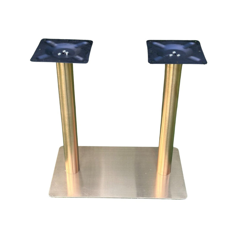 Steel Table Base Gold/Black