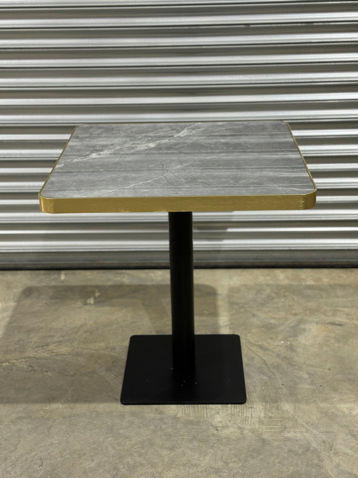 Gold Edge Marble Table