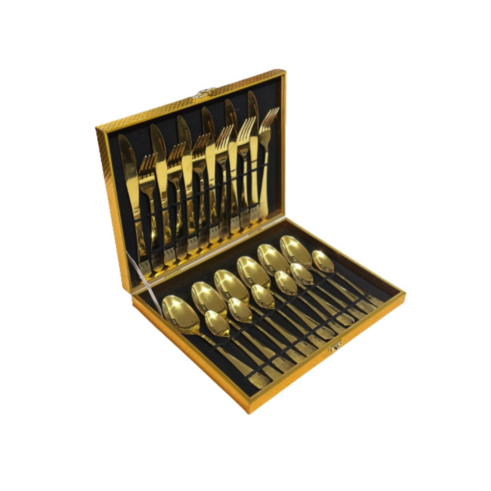 Gold Stainless Steel Cutlery Set