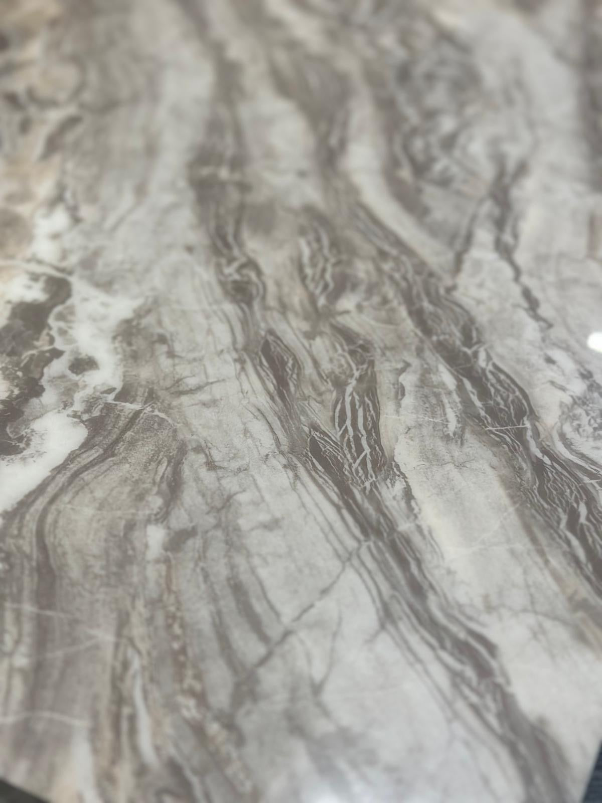 Natural Bordered Marble Restaurant Table