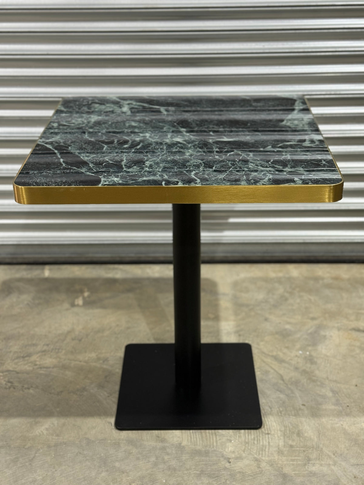 Gold Edge Marble Table