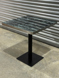 Silver Edge Marble Tables