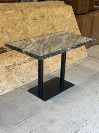 Natural Bordered Marble Restaurant Table