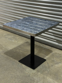 Silver Edge Marble Tables