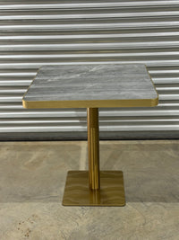 Gold Edge Marble Table