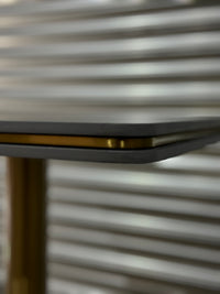 Gold Edge Slab Table