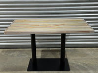 Natural Bordered Marble Restaurant Table