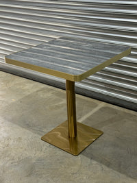 Gold Edge Marble Table