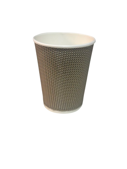 12oz Kraft Ripple Paper Cups