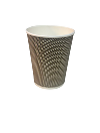 12oz Kraft Ripple Paper Cups