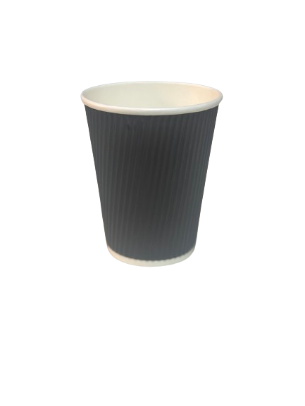 12oz Kraft Ripple Paper Cups