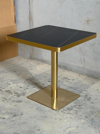Matt Black Marble Table