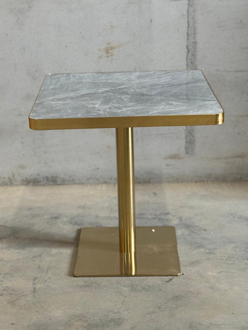 Grey Restaurant Marble Table