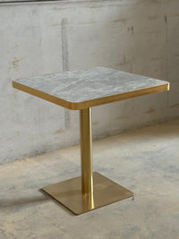 Grey Restaurant Marble Table