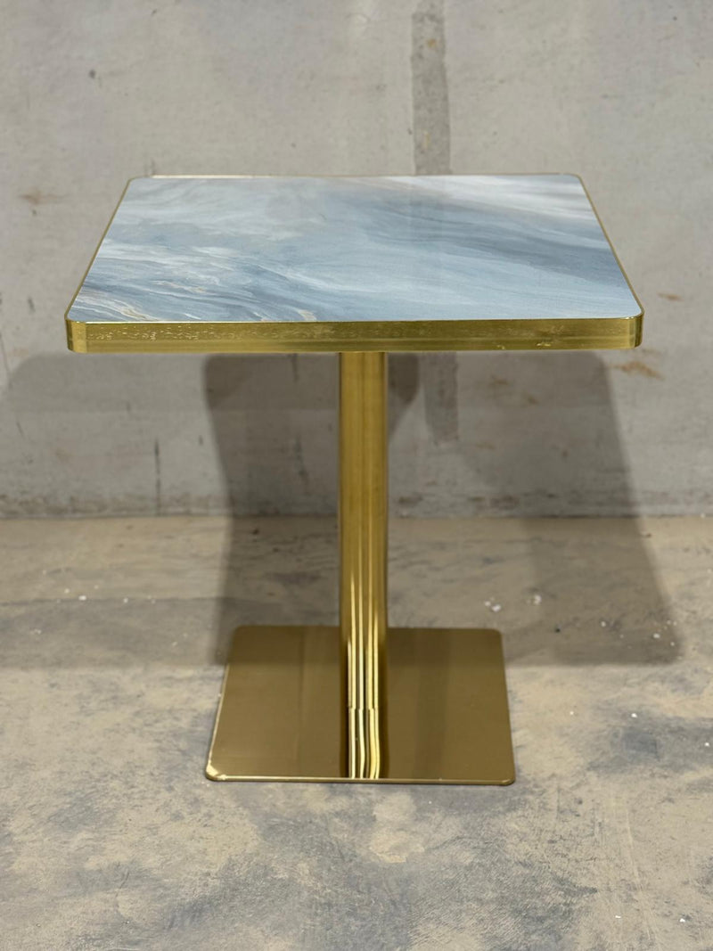 Van Gogh Blue Inspired Marble Table