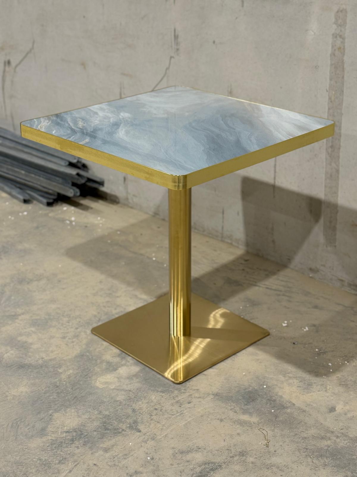 Van Gogh Blue Inspired Marble Table