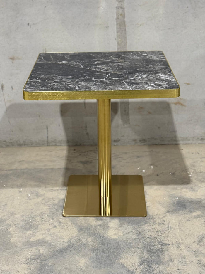 Black Rain Restaurant Marble Table