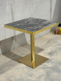 Black Rain Restaurant Marble Table