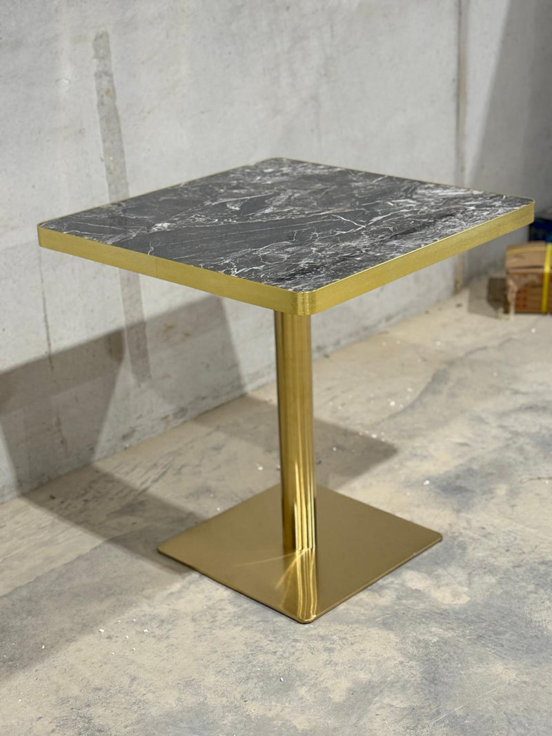 Black Rain Restaurant Marble Table