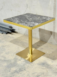 Black Rain Restaurant Marble Table