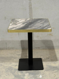 Grey Waves Restaurant Marble Table