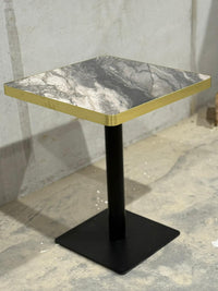 Grey Waves Restaurant Marble Table
