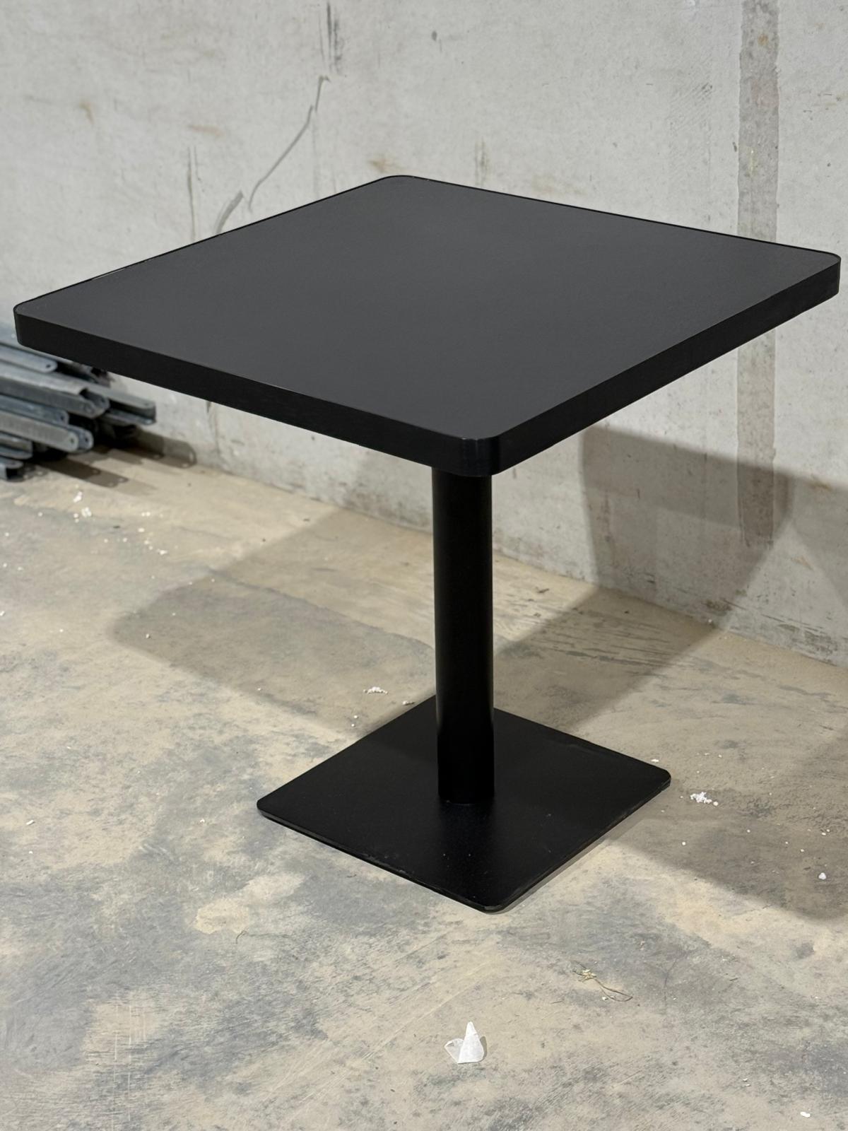 Matt Black Restaurant Table