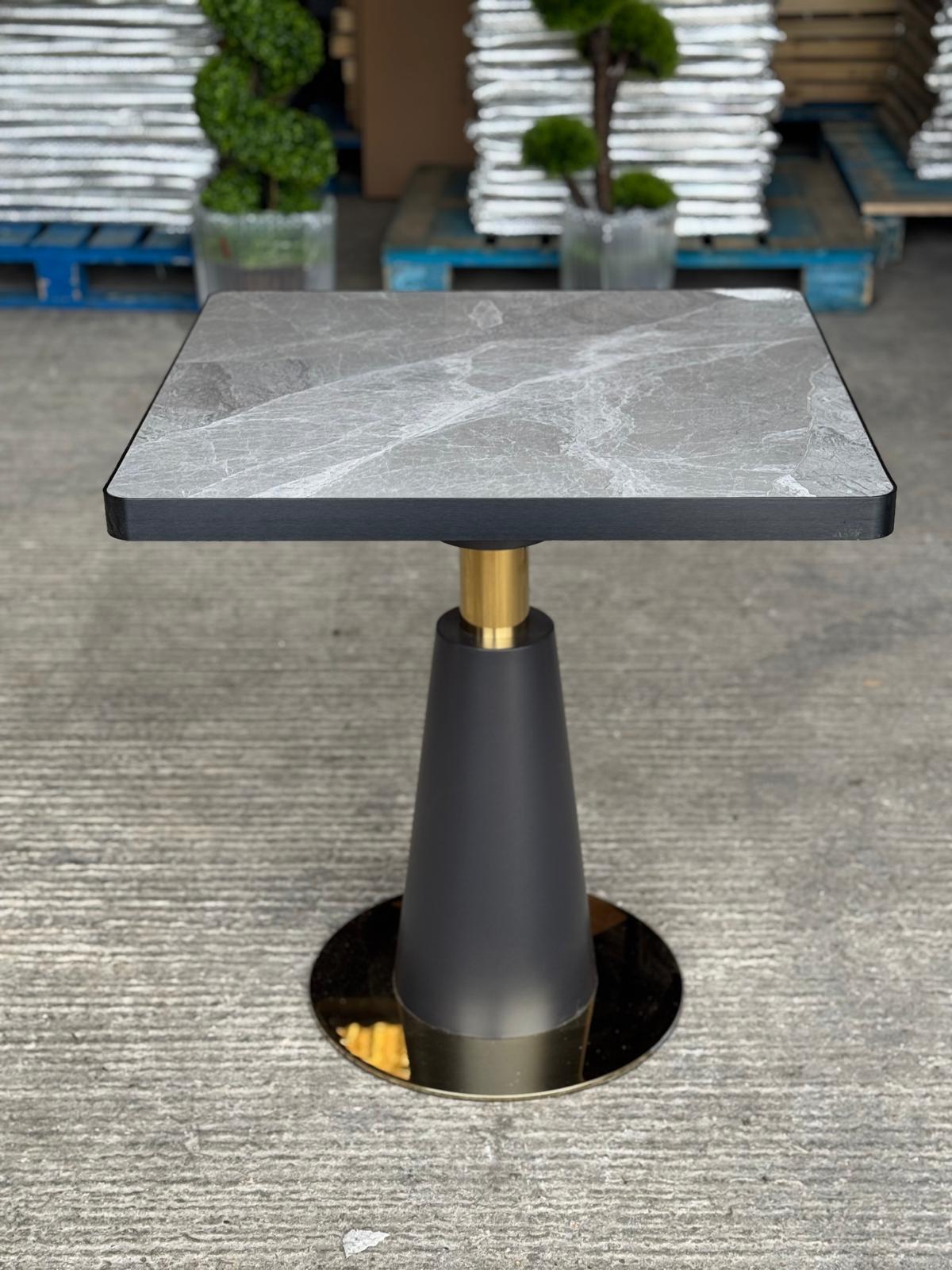 Grey Marble Restaurant Table