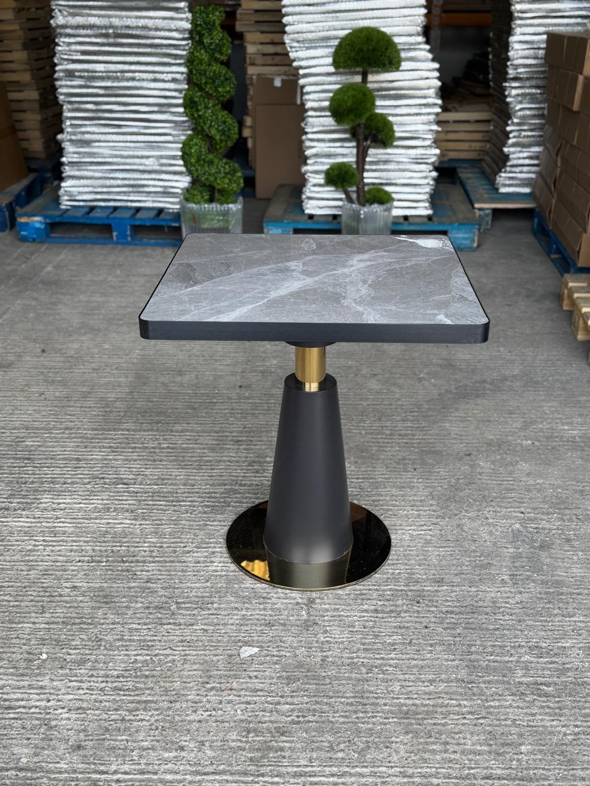 Grey Marble Restaurant Table
