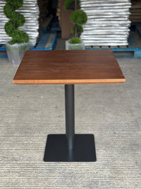 Curved Wood Restaurant Table