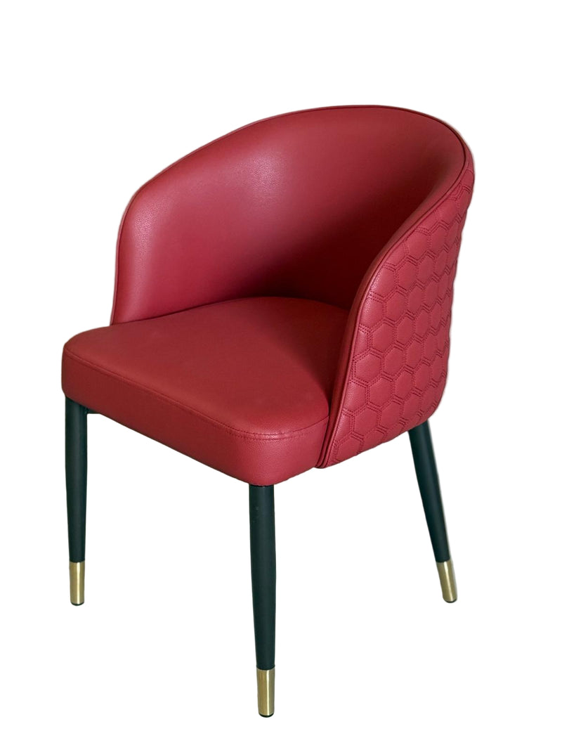 Honeycomb Leather Chairs