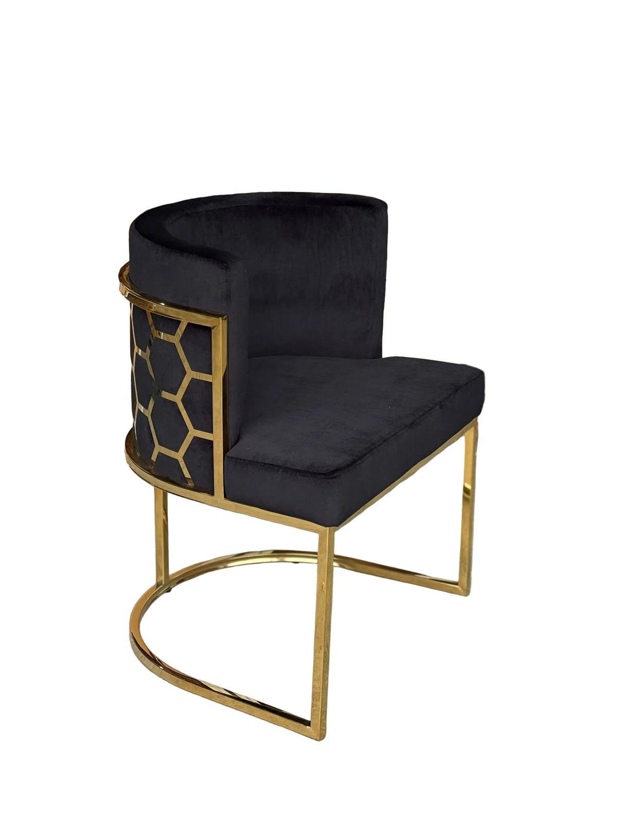 Honeycomb Gold Tub Chairs