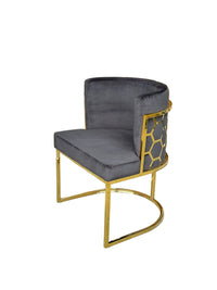 Honeycomb Gold Tub Chairs