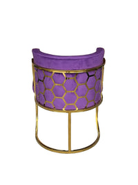 Honeycomb Gold Tub Chairs