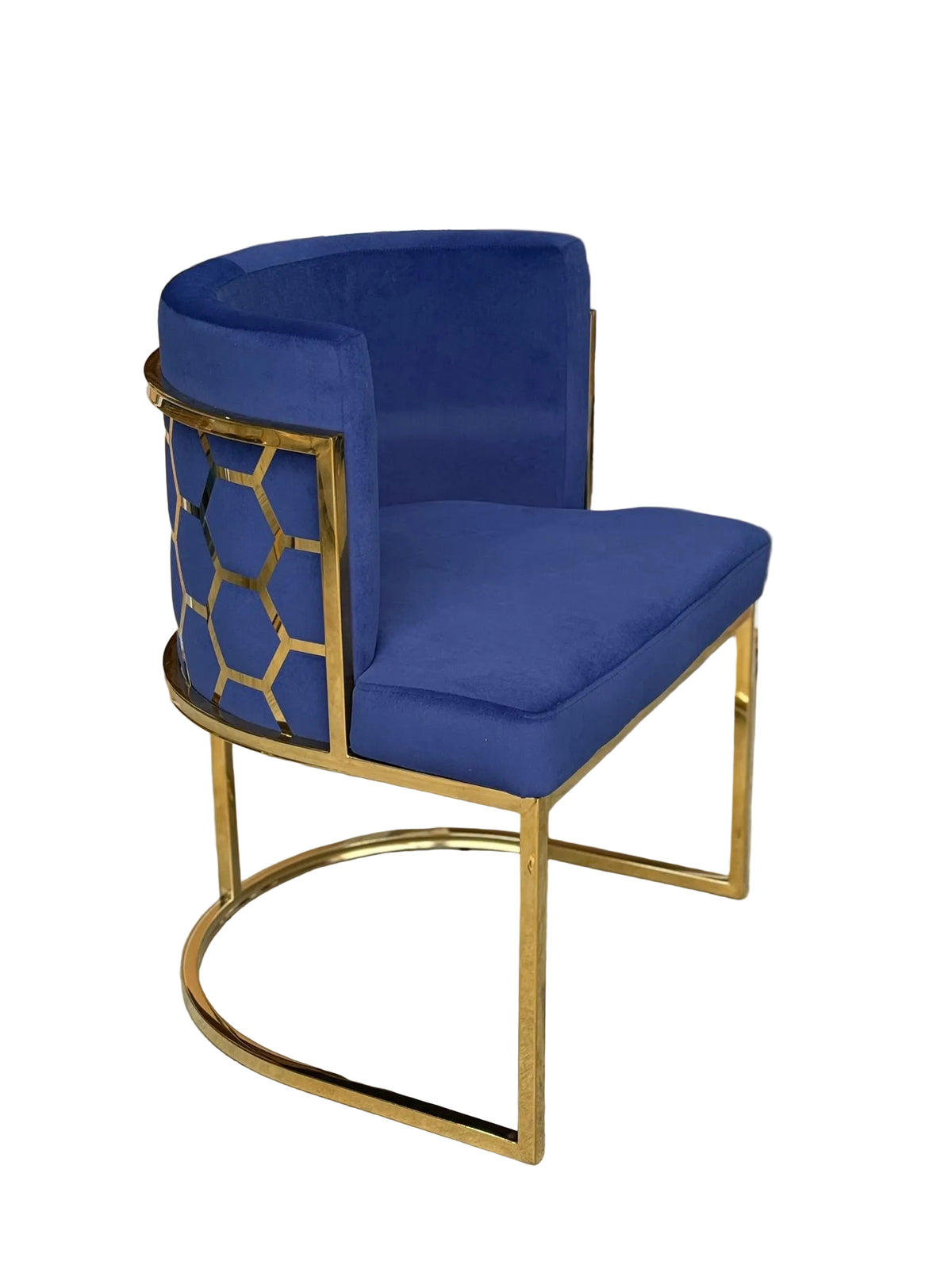 Honeycomb Gold Tub Chairs