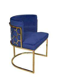 Honeycomb Gold Tub Chairs