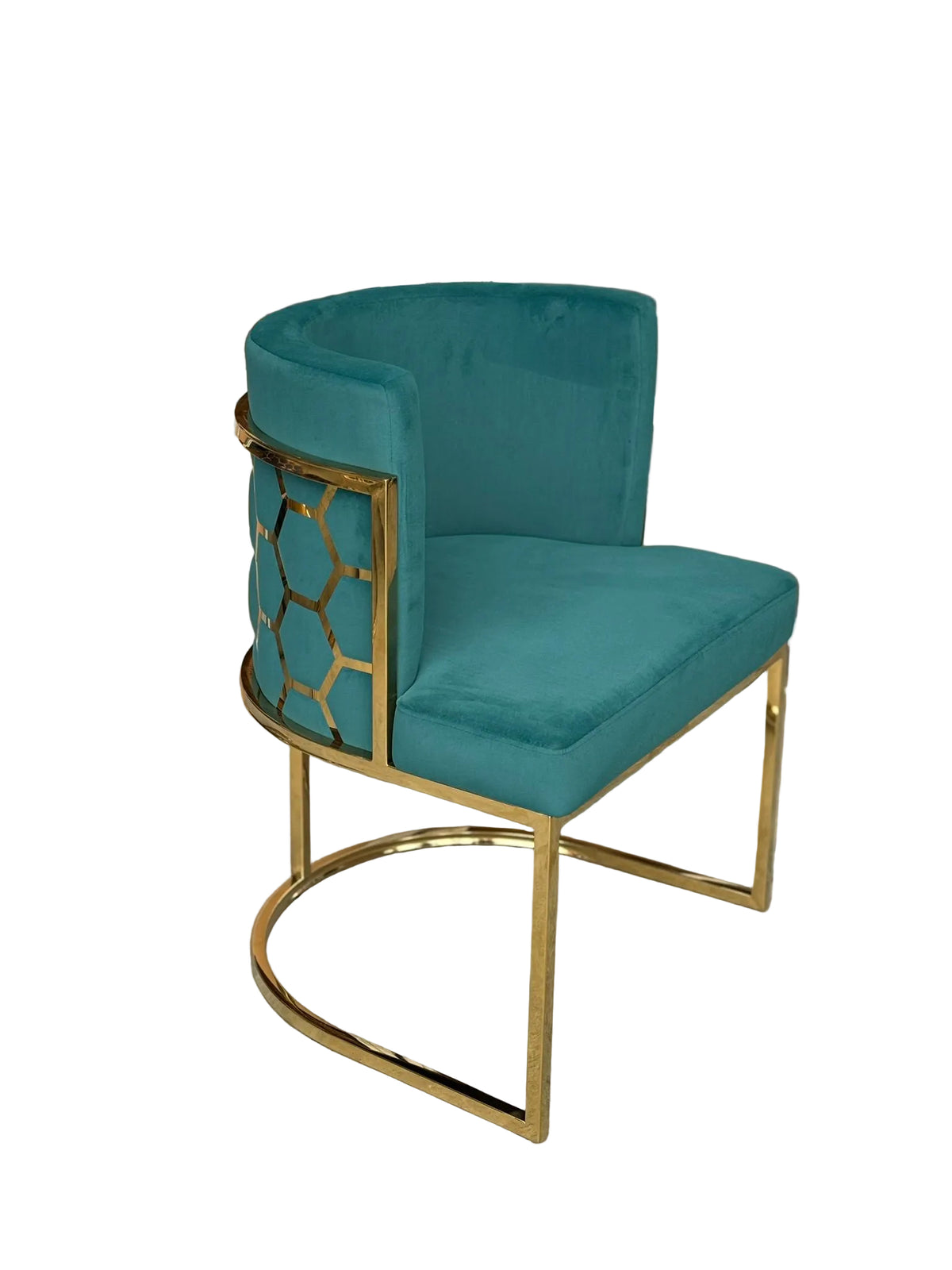 Honeycomb Gold Tub Chairs
