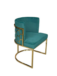 Honeycomb Gold Tub Chairs