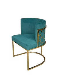 Honeycomb Gold Tub Chairs