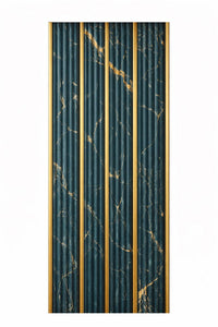 Green/Gold Marble Effect Wall Panel