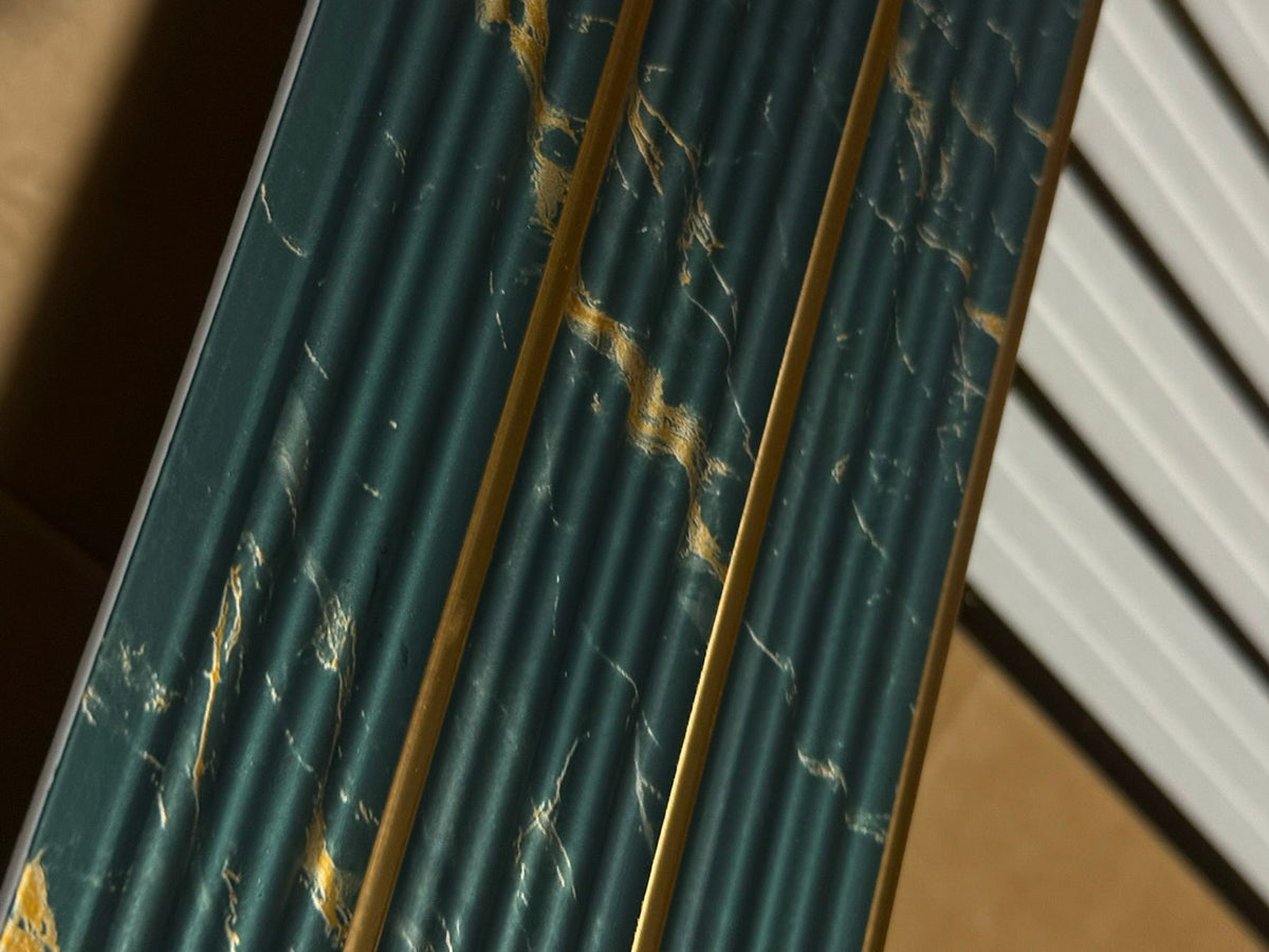 Green/Gold Marble Effect Wall Panel