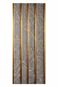 Grey/Gold Marble Effect Wall Panel