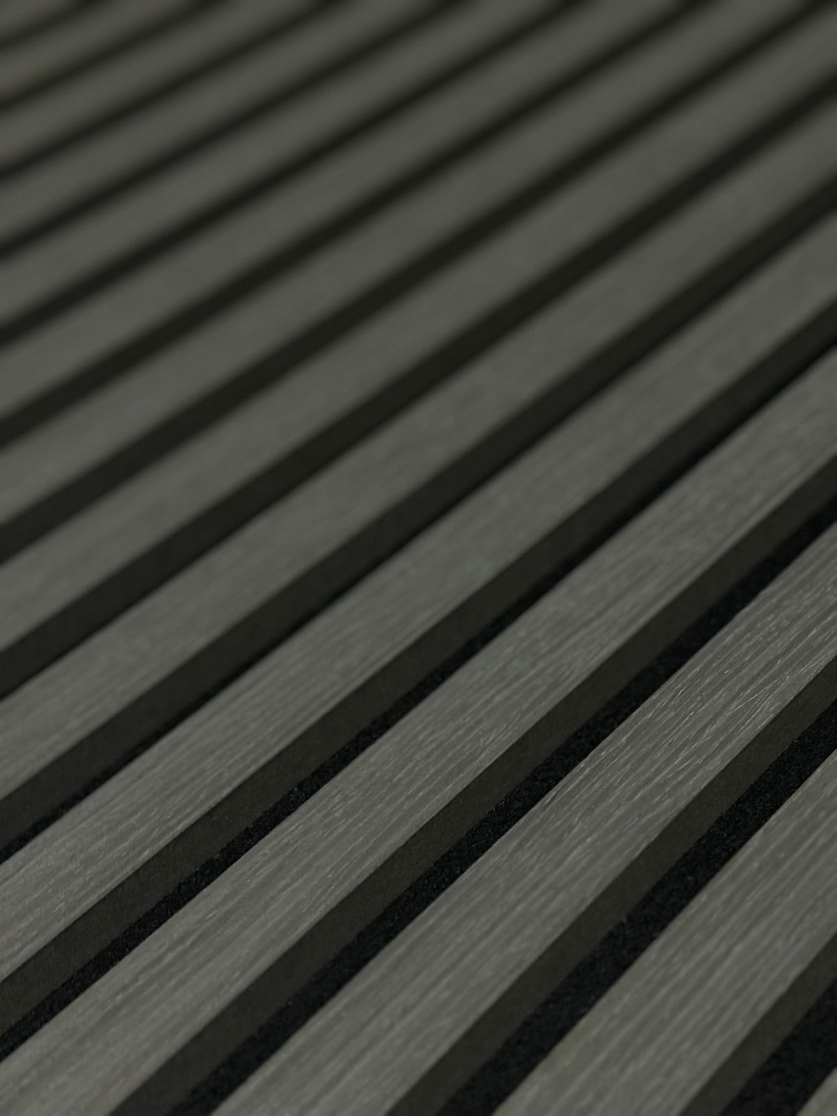 Grey Acoustic Wood Effect Wall Panel