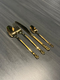 Luxury Gold Stainless Steel Cutlery Set